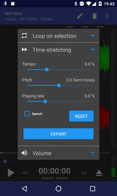 Screenshot of the application RecForge II - Audio Recorder - #2