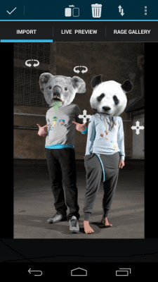 Screenshot of the application Rage Face Photo - #4