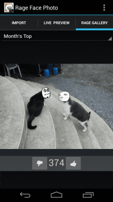 Screenshot of the application Rage Face Photo - #6