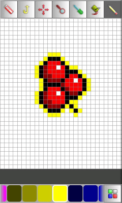 Screenshot of the application Pixel Art editor - #1