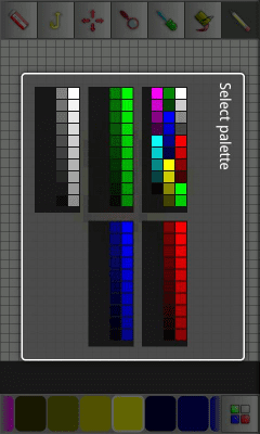 Screenshot of the application Pixel Art editor - #2