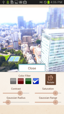 Screenshot of the application Miniature Photo Maker - #2