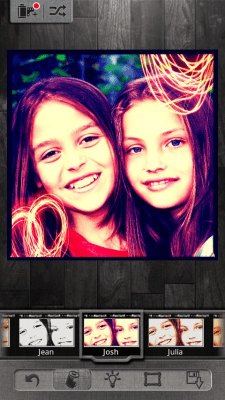 Screenshot of the application Pixlr-o-matic - #3