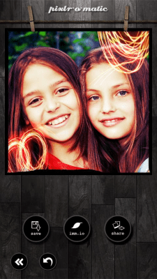 Screenshot of the application Pixlr-o-matic - #6