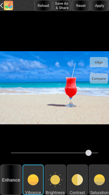 Screenshot of the application Bonfire Photo Editor Pro - #4