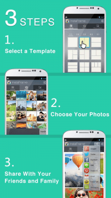 Screenshot of the application InstaFrame Photo Collage Maker - #2