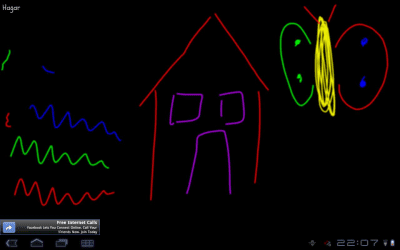 Screenshot of the application Hagar's Fingerpainting - #3