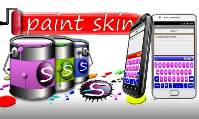 Screenshot of the application SlideIT Paint Style Skin - #1