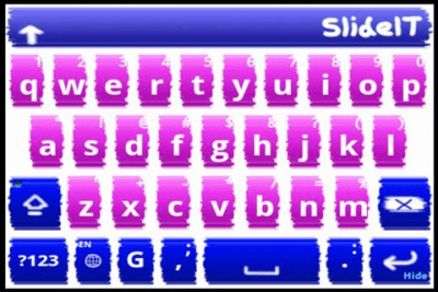 Screenshot of the application SlideIT Paint Style Skin - #4