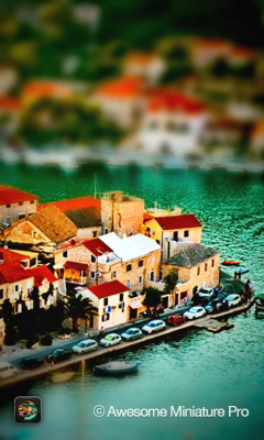 Screenshot of the application Awesome Miniature - Tilt Shift - #1