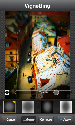 Screenshot of the application Awesome Miniature - Tilt Shift - #5