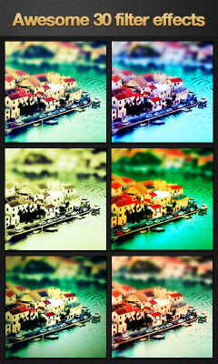 Screenshot of the application Awesome Miniature - Tilt Shift - #8