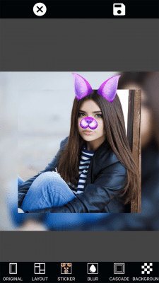 Screenshot of the application Eye Color Changer - #11