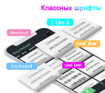Screenshot of the application Emoji keyboard - cute emoticons, GIFs, stickers - #6