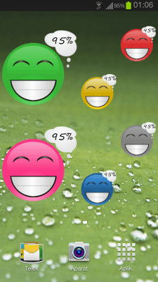 Screenshot of the application Smile Battery Pro Widget - #2