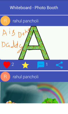 Screenshot of the application Whiteboard - #10