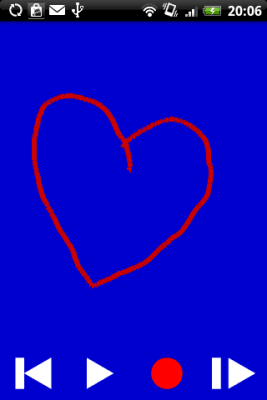 Screenshot of the application Shape Recorder Free - #3