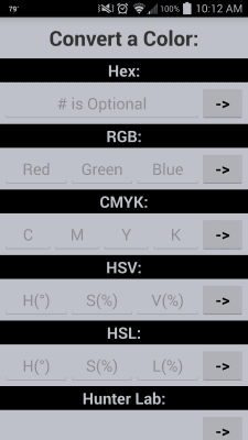 Screenshot of the application Color Capture & Identifier - #3
