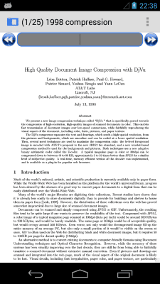 Screenshot of the application AnDoc - PDF and DjVu Reader - #3