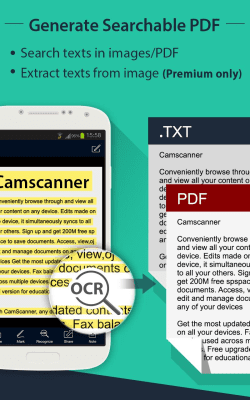 Screenshot of the application CamScanner HD - scanner, fax - #4