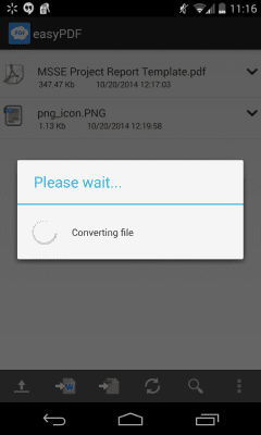 Screenshot of the application easyPDF - Best PDF Converter - #3
