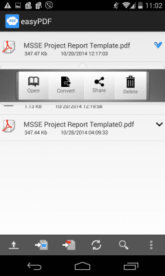 Screenshot of the application easyPDF - Best PDF Converter - #4