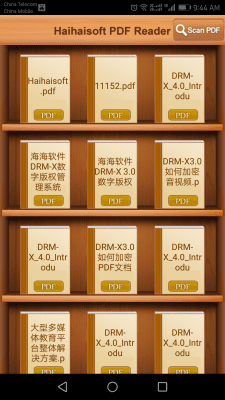 Screenshot of the application Haihaisoft Reader For Android - #1