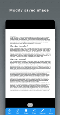Screenshot of the application Doc Scanner - Phone PDF Creator - #7
