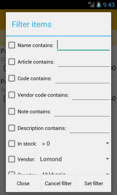 Screenshot of the application Vvs Mobile Trading - #3
