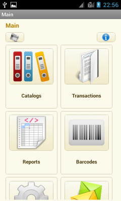 Screenshot of the application Mobile storekeeper lite - #1