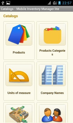 Screenshot of the application Mobile storekeeper lite - #2