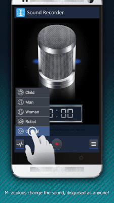 Screenshot of the application Rabbit Voice Recorder - #2