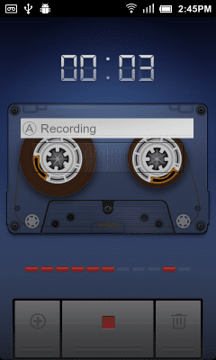 Screenshot of the application Voice & Sound Recorder - #2