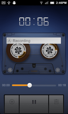 Screenshot of the application Voice & Sound Recorder - #4
