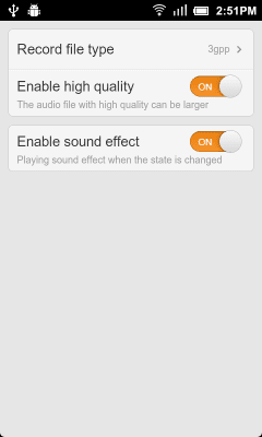 Screenshot of the application Voice & Sound Recorder - #5