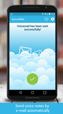 Screenshot of the application Voice2Mail - #3