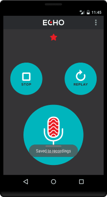 Screenshot of the application Echo - #3