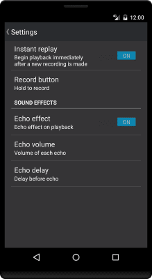 Screenshot of the application Echo - #8