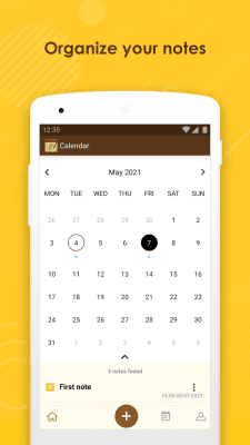 Screenshot of the application PowerAPP Notepad - #3