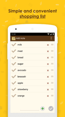 Screenshot of the application PowerAPP Notepad - #4