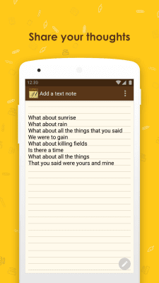 Screenshot of the application PowerAPP Notepad - #5
