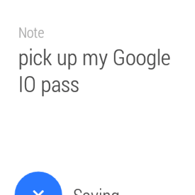 Screenshot of the application Evernote for Android Wear - #1