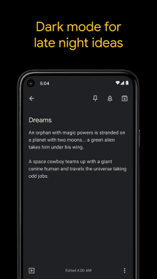 Screenshot of the application Google Keep - #7