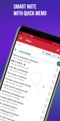 Screenshot of the application Smart Notes - #1