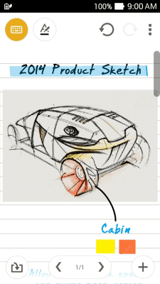 Screenshot of the application ASUS SuperNote - #4