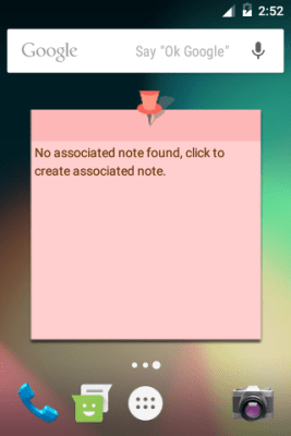 Screenshot of the application Color Note - #4
