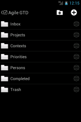 Screenshot of the application Agile Notes - #1