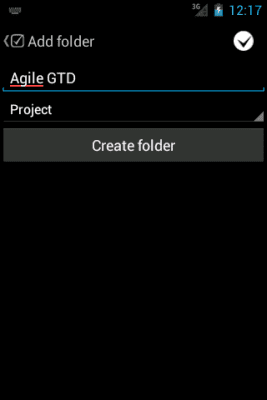 Screenshot of the application Agile Notes - #3