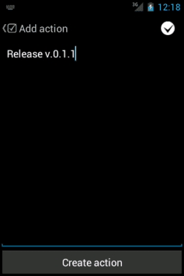 Screenshot of the application Agile Notes - #4