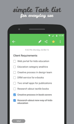 Screenshot of the application Secure Notes - #6